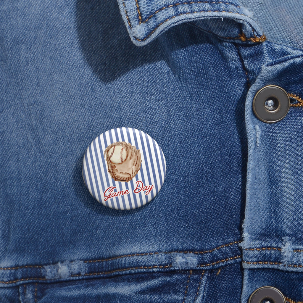 Baseball Glove Button