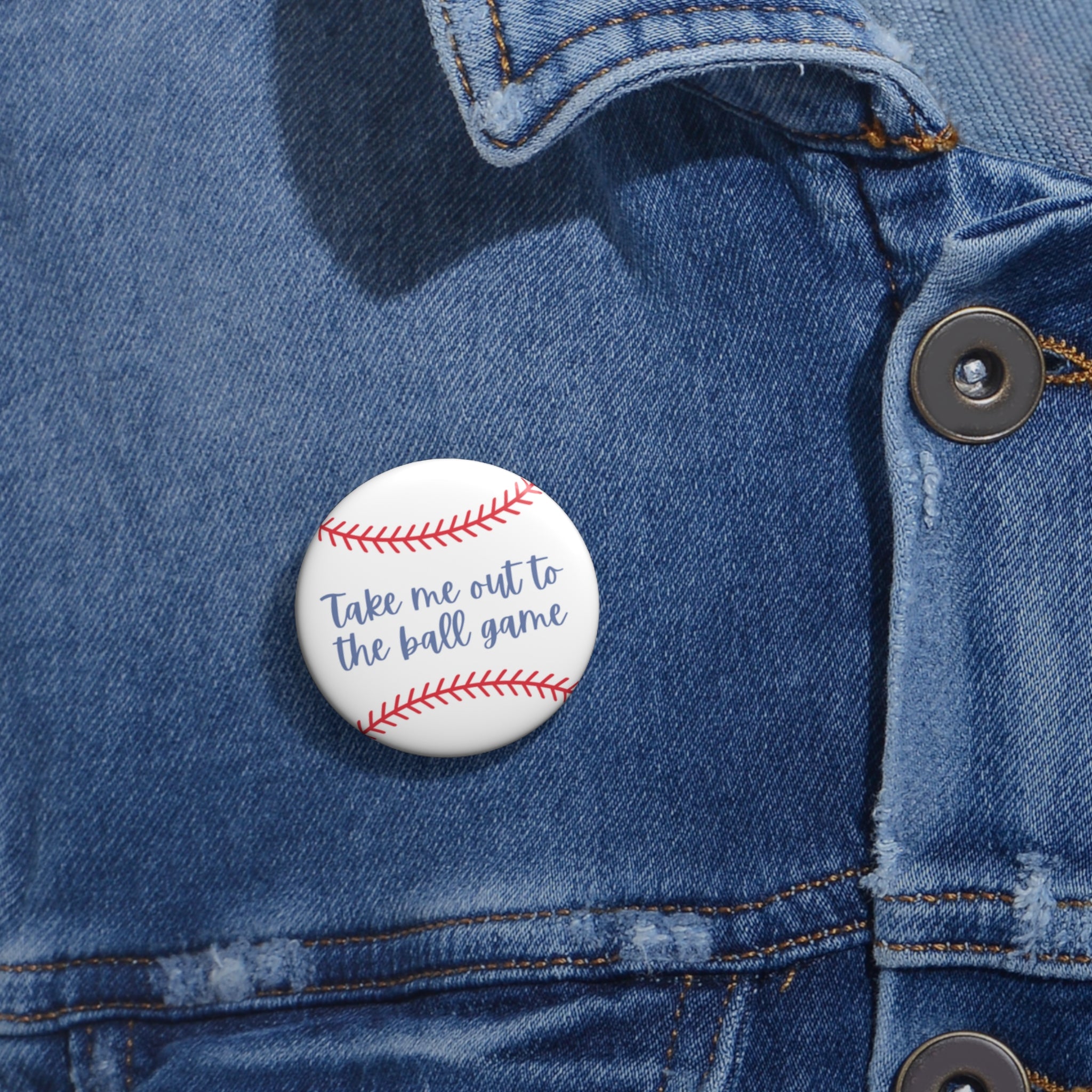 Baseball Button